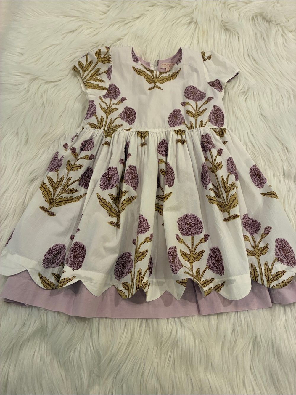 Pink Chicken Girls Marisol Dress-Lavender Dandelion